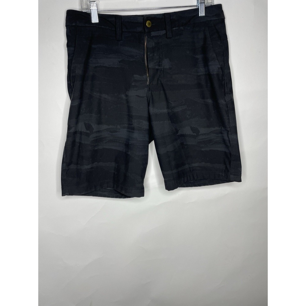 Lululemon Commission Shorts‎ Size 34 Marble Heather Gray Travel Stretch
